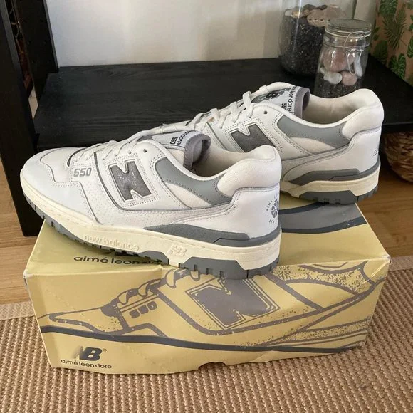 AIME LEON DORE NEW BALANCE 550 SILVER - Picture 3 of 4